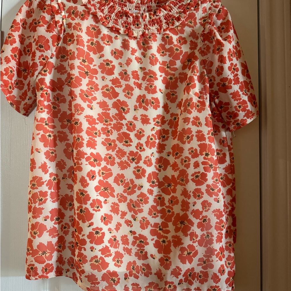 Floral Print Women's Top